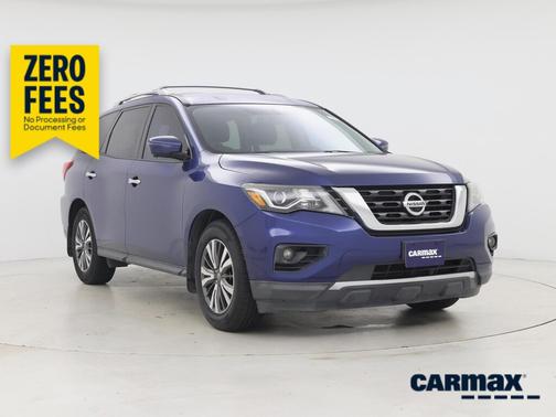Blue 2018 Nissan Pathfinder SL
