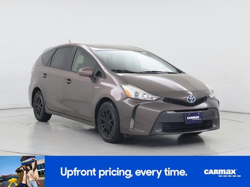 Brown 2015 Toyota Prius v Three