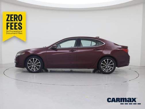 Burgundy 2015 Acura TLX