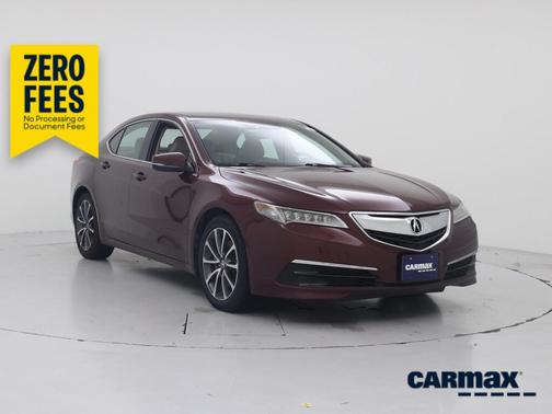 Burgundy 2015 Acura TLX