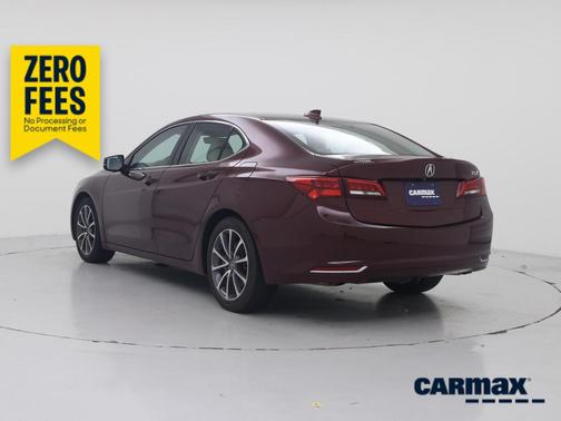 Burgundy 2015 Acura TLX