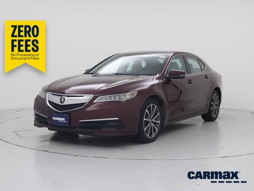 Burgundy 2015 Acura TLX
