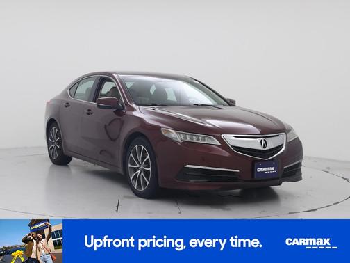 Burgundy 2015 Acura TLX
