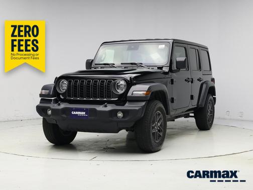 Black 2025 Jeep Wrangler Sport S