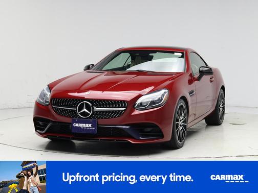 Red 2020 Mercedes-Benz SLC 300
