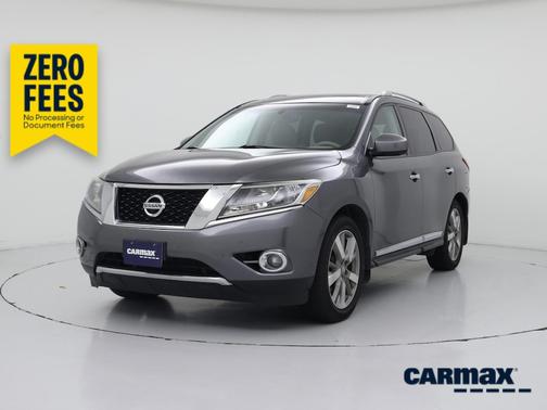 Gray 2015 Nissan Pathfinder Platinum