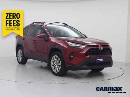 Red 2023 Toyota RAV4 XLE Premium