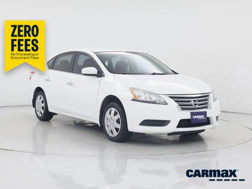 White 2015 Nissan Sentra SV