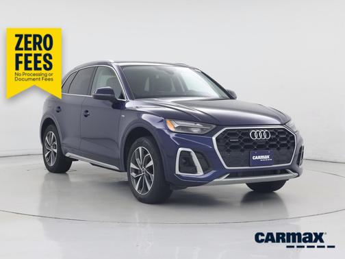 Blue 2022 Audi Q5 S-Line Premium