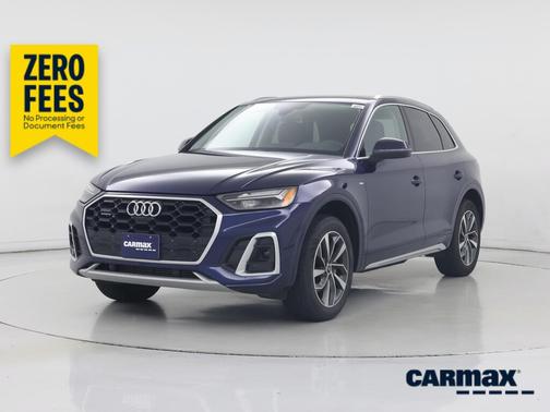Blue 2022 Audi Q5 S-Line Premium