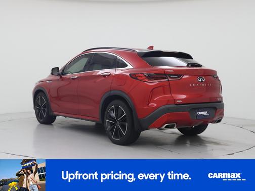 Red 2023 INFINITI QX55 Sensory