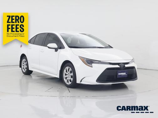White 2025 Toyota Corolla LE