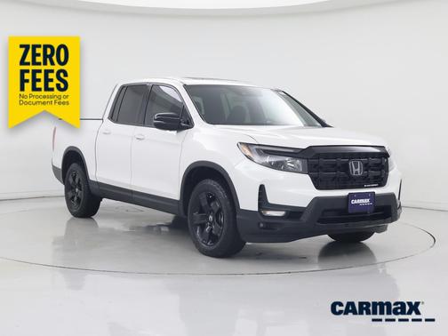 White 2025 Honda Ridgeline Black Edition