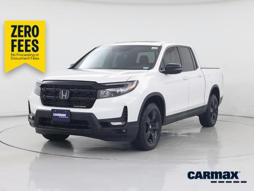 White 2025 Honda Ridgeline Black Edition