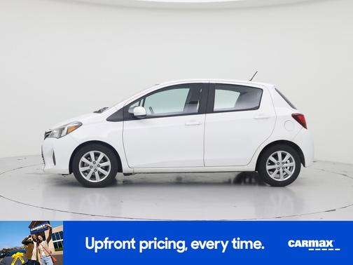 White 2015 Toyota Yaris LE