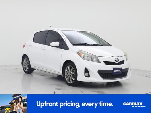 White 2014 Toyota Yaris SE
