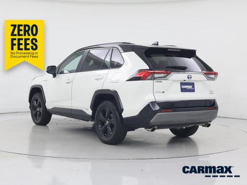 White 2021 Toyota RAV4 Hybrid XSE