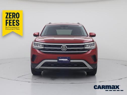 Red 2022 Volkswagen Atlas SE w/Tech