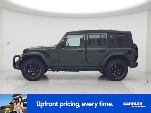 Green 2022 Jeep Wrangler Unlimited Willys Sport