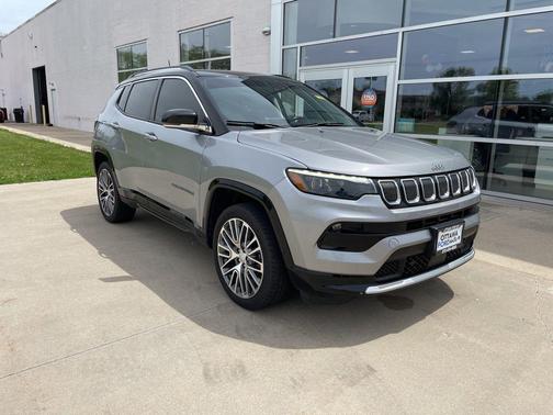 Billet Silver Metallic Clearcoat 2022 Jeep Compass Limited