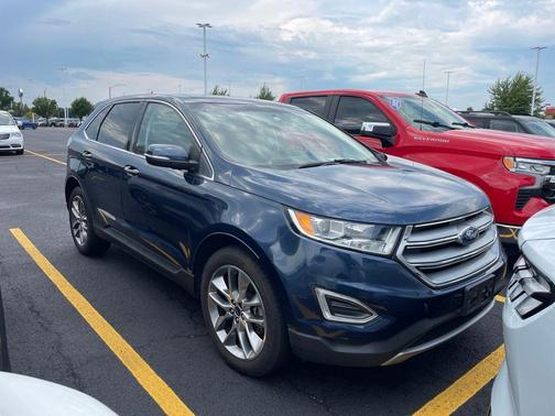 Burgundy Velvet Metallic Tinted Clearcoat 2017 Ford Edge Titanium