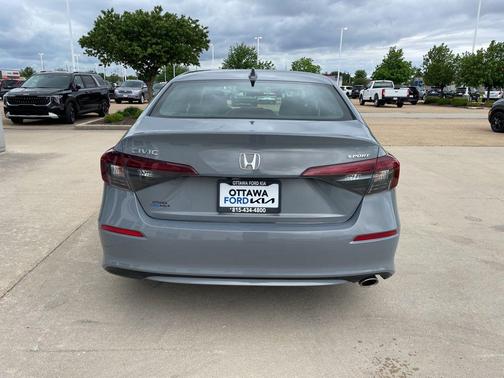 Gray 2025 Honda Civic Sport