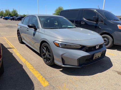 Gray 2025 Honda Civic Sport