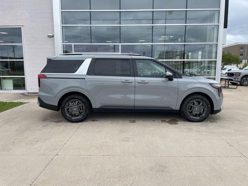 Ceramic Silver 2026 Kia Carnival Hybrid EX