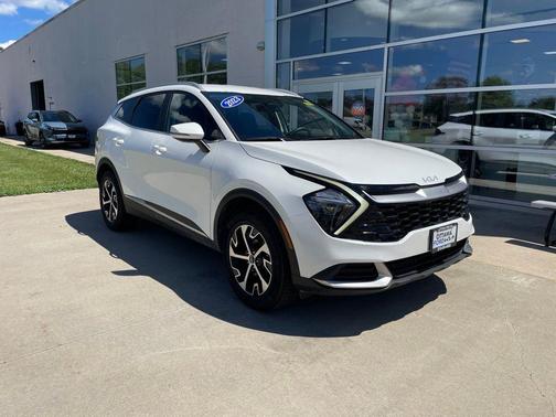 Snow White Pearl 2023 Kia Sportage Hybrid EX