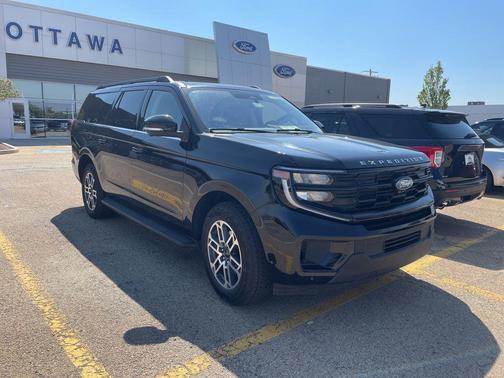 Agate Black Metallic 2025 Ford Expedition Max Active 4x4