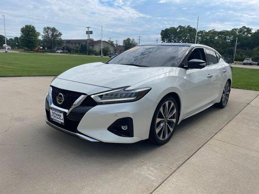 Pearl White Tricoat 2020 Nissan Maxima 3.5 Platinum
