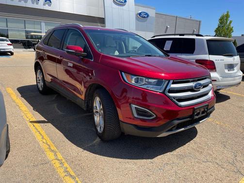 Ruby Red Metallic 2018 Ford Edge Titanium
