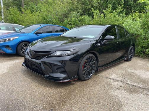 Midnight Black Metallic 2024 Toyota Camry TRD V6