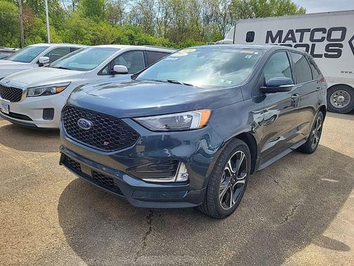 Blue Metallic 2024 Ford Edge ST