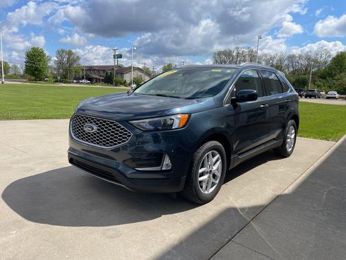 Stone Blue Metallic 2023 Ford Edge SEL