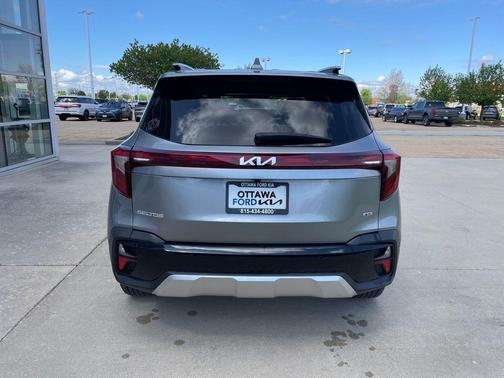 Steel Gray 2025 Kia Seltos EX