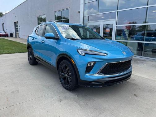 Aquamarine Blue Metallic 2025 Buick Encore GX Sport Touring