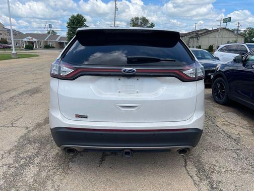 White Platinum Metallic Tri-Coat 2016 Ford Edge Titanium
