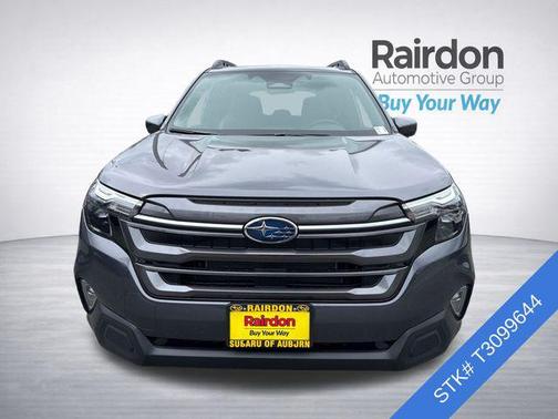 dark metallic aluminum alloy 2026 Subaru Forester Hybrid Premium