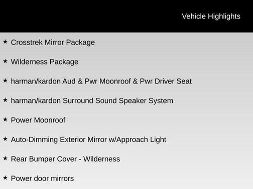 2024 Subaru Crosstrek Wilderness
