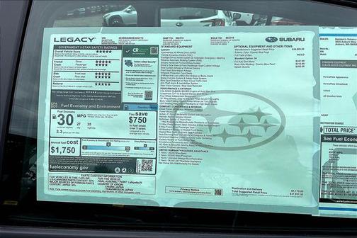 2025 Subaru Legacy Limited