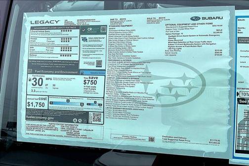 2025 Subaru Legacy Premium
