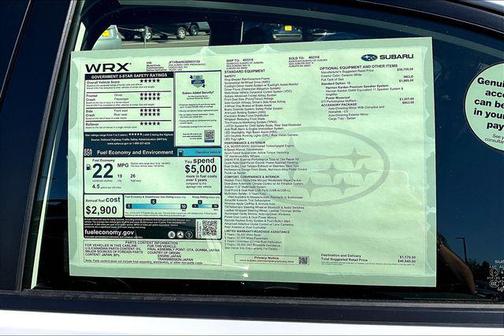 2025 Subaru WRX Premium