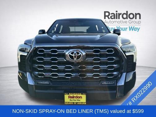 Midnight Black Metallic 2024 Toyota Tundra Platinum