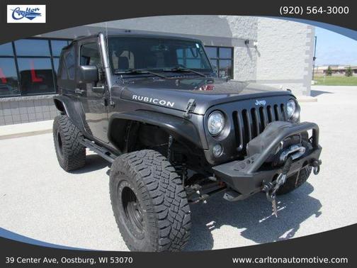 Black 2017 Jeep Wrangler Rubicon