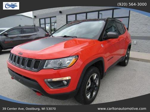 Orange 2018 Jeep Compass Trailhawk