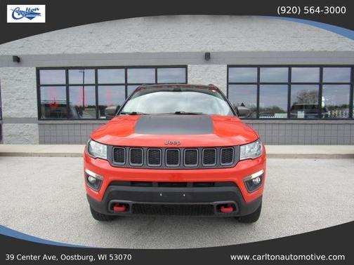 Orange 2018 Jeep Compass Trailhawk