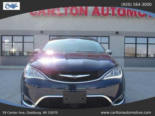 Blue 2017 Chrysler Pacifica Limited