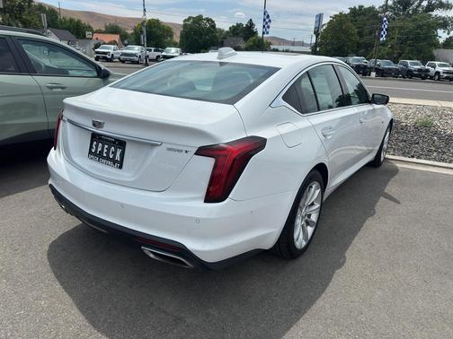 Summit White 2025 Cadillac CT5 Premium Luxury