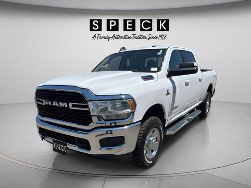 Bright White Clearcoat 2020 RAM 3500 Big Horn Crew Cab 4x4 6'4' Box
